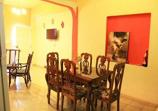 'Dining room' Casas particulares are an alternative to hotels in Cuba.